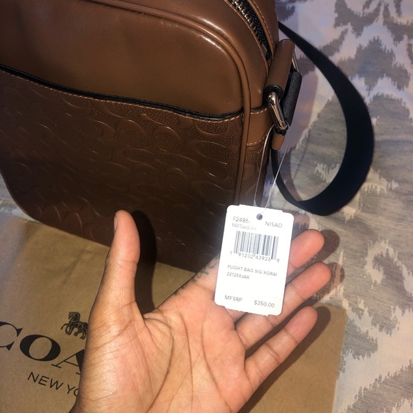 The All Brown “Saddle” COACH bag FOR MEN !!! - Picture 3 of 5